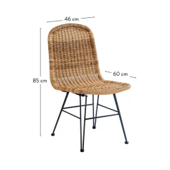 ACACIA Pernas Para Mesa X Conjunto De 2 Natural