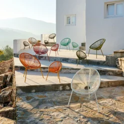 ACAPULCO Cadeira Lounge Conjunto De 2 Areia