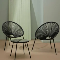 ACAPULCO Conjunto Lounge Preto