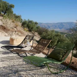 ACAPULCO Espreguiçadeira Baloiço Preto