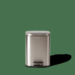 ADELE Balde De Lixo Com Pedal 12L Prateado