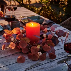 AUTUMN Coroa Decorativa Cor-de-laranja