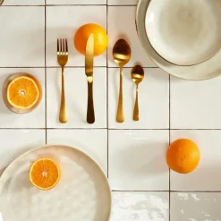 AXELLE Talheres 16 Peças Dourado