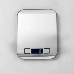 BASIC Balança De Cozinha Digital Metal, Prateado