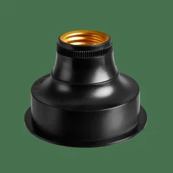 BATI Casquilho Pilha E27 Preto