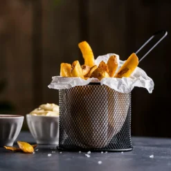 BLACK Cesto Para Servir Preto