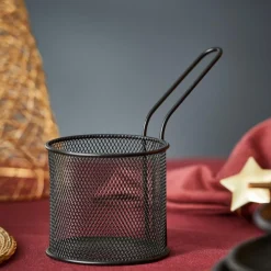 BLACK Cesto Para Servir Preto