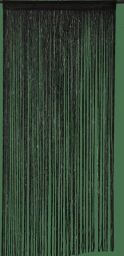 BLACK Cortina De Franjas Preto