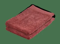 B-LUX Luvas De Banho Conjunto De 2 Vermelho