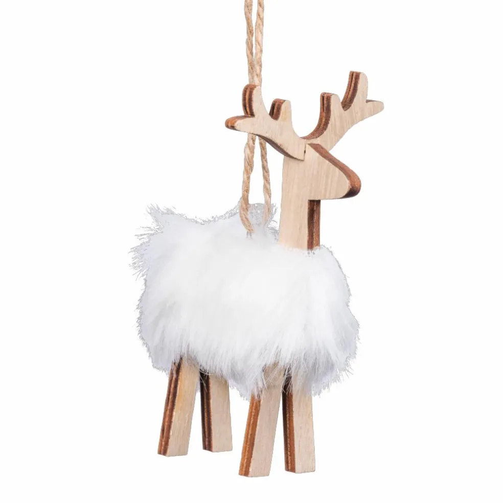 BUCK Decoração Em Pé Branco