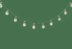 BULB Grinalda Iluminada Solar 10 Leds Transparente