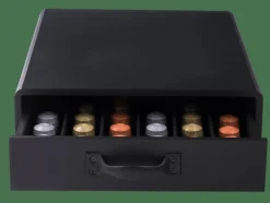 CAFE Caixa Com Gaveta Para Cápsulas Preto