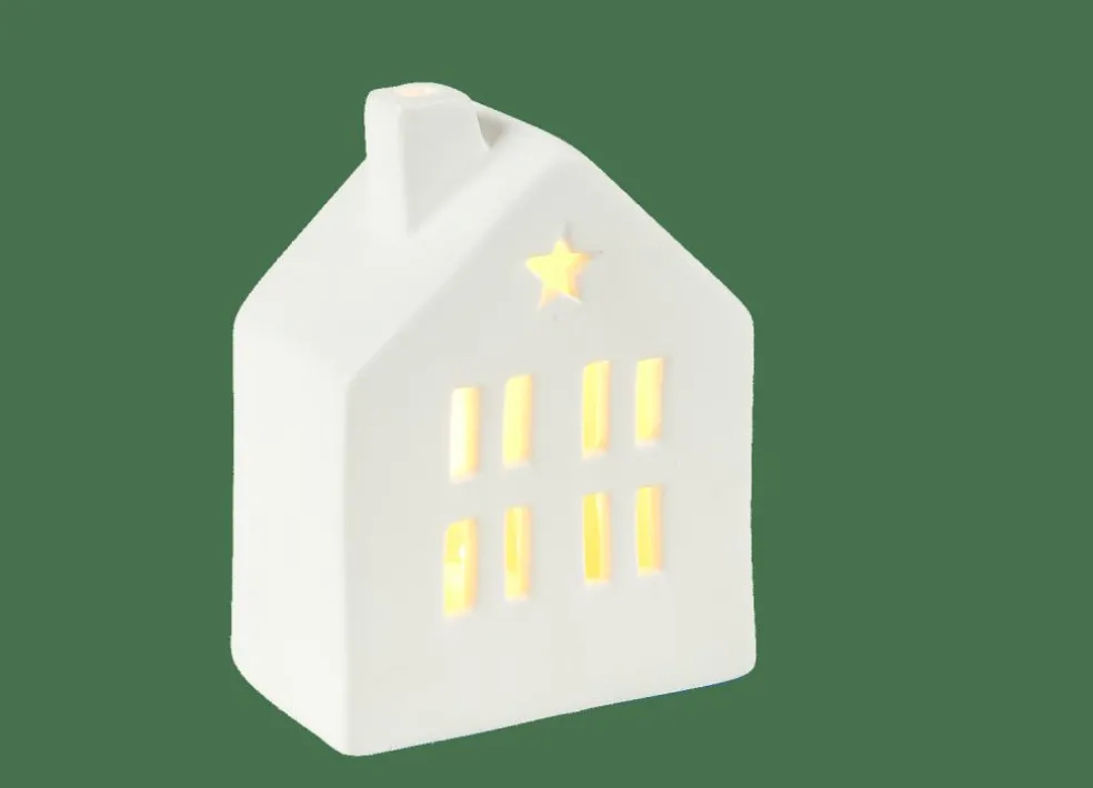 CASITA Decoração Com LED Branco