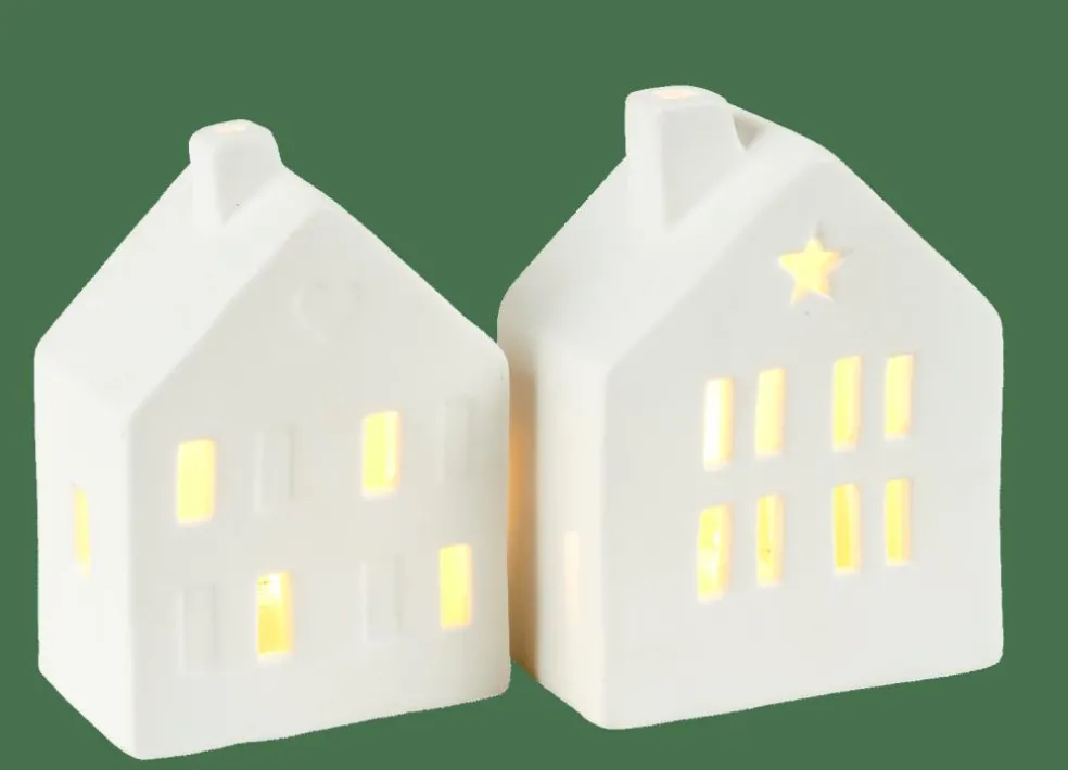 CASITA Decoração Com LED Branco