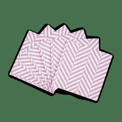 CHEVRON Guardanapos Conjunto De 20 Roxo