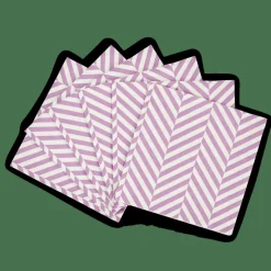 CHEVRON Guardanapos Conjunto De 20 Roxo