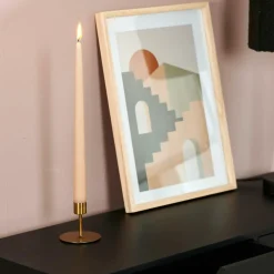 DUO Velas Conjunto De 2 Branco