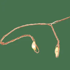 ELLI Grinalda Iluminada Com 200 LEDs Acobreado