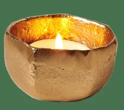 ERBA Porta-velas Para Lamparinas Dourado
