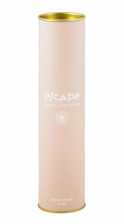 ESCAPE INDIAN INSPIRATION Vela Perfumada Em Copo Branco, Bege, Multicolor