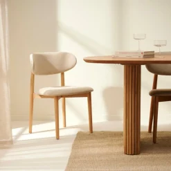 FALCO Cadeira De Sala De Jantar Bege