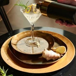 FANCY Palhas Com Escova Prateado