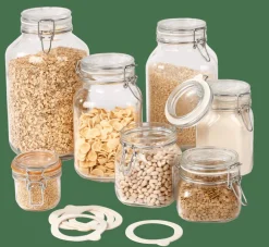 FIDO Frasco Com Tampa De Pressão 0,75 L Transparente