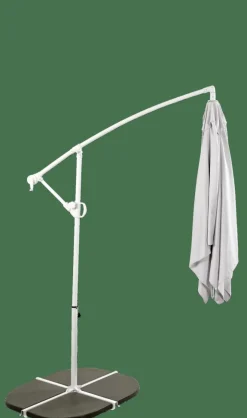 FIJI Chapéu-de-sol Pendente Sem Base Cinzento Claro