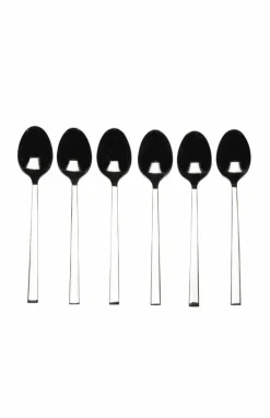 FINE Colheres Apero Conjunto De 6 Prateado