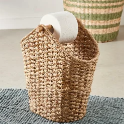 FLORES Porta- Rolo De Papel Porta-revistas Natural