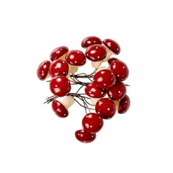 FOAM Abóboras Decorativas Conjunto De 12 Vermelho