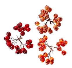 FOAM Abóboras Decorativas Conjunto De 12 Vermelho