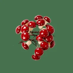 FOAM Cogumelo Decorativo Vermelho Escuro