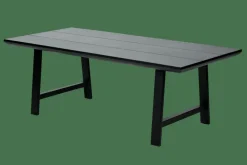 FORMAX Mesa De Jardim Com Pernas Preto