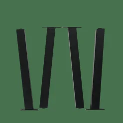 FORMAX Mesa De Jardim Com Pernas Natural/preto