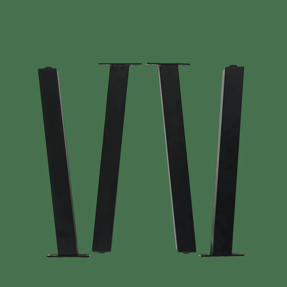 FORMAX Mesa De Jardim Com Pernas Natural/preto