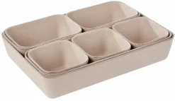 HOLDA Cabide De Parede 7 Ganchos Natural