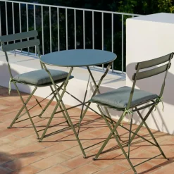 IMPERIAL Conjunto Bistro Redondo Caqui