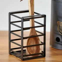 INDUSTRIA Suporte P/utensílios Cozinha Preto