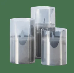 ION Vela LED Conjunto De 3 Cinzento