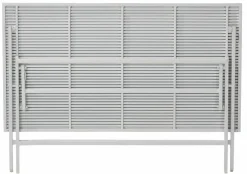 JESSE Conjunto Bistro Retangular Branco