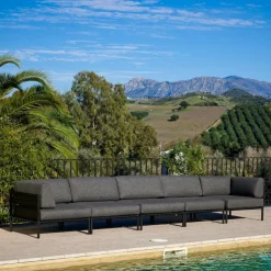 JUMBO Sofá Canto Preto