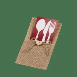 JUTE Caixa-talheres Natural