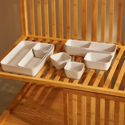 LINOSTORE Cestos De Arrumação Para Gaveta Bege