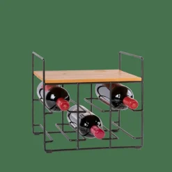 LIZE Estante Para Vinho Preto