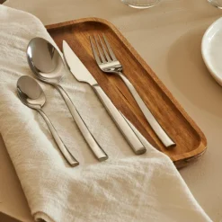 LONDON Talheres 24 Peças Prateado