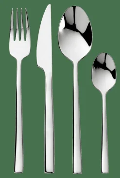 LONDON Talheres 24 Peças Prateado