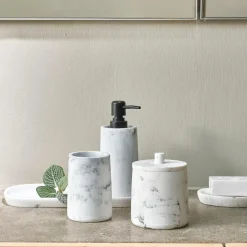 LUNA Dispensador De Sabão Aspeto De Mármore