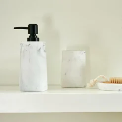 LUNA Suporte Para Escova De Dentes Aspeto De Mármore