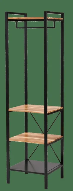 MARCEL Estante Para Roupa Preto